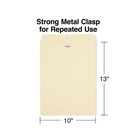 Staples Hvywt Clasp Moistenable Glue Catalog Envelopes 10 lx13 h Manila 100 bx