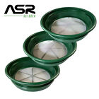 3 Piece Gold Panning Mining Classifier Sifting Set 1 20  1 50  1 100  Fine Mesh