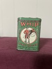 Scarce Antique Vintage Whip Tobacco Pocket Tin Patterson Bros Small Version 