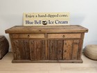Vintage Blue Bell Ice Cream Sign