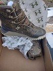 Under Armour Hovr Waterproof Hiking Boots Camo Brown Mesh Lace-up Men 9 5