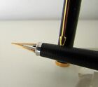 Vintage Parker 180 France Blue Lacquer Combined Nib Fountain Pen