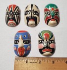 Vintage Asian Opera Mini Mask Set Of 5