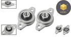 Efficient 2pcs Zinc Alloy Self-aligning Pillow Block Bearings - Compact Size