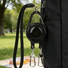 1 Retractable Badge Reel Id Card Holder With Clip Lany Key Ring Heavy Duty Metal
