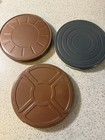 Vintage 16mm Film Reel Lot 10 Empty Reels  Canada Europe Washington Label Case