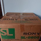 Vintage Sony Betamax X2 Sl-8600 Video Cassette Recorder 