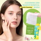 64 Pcs Individual Makeup Remover Wipes Kind To Skin hydrating Make Up Remover   