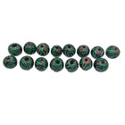 Vintage Venetian Style Millefiori Glass African Trade Beads Green Red Loose Lot