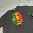 Vintage 1999 Bob Marley Redemption Song T-shirt Xl Black Reggae Aaa Tag 90s Y2k