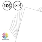 10 Pack 11x17 White Frame Backing Boards Photo Art Print Backer Sheets Craft