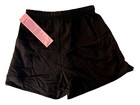 Gk Black Nylon Boxer Shorts Child Unisex Large Gymnastic Running Activewear Sz L