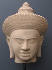 Large Stone Buddha Head  Cambodia