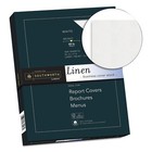 Southworth 25  Cotton Linen Business Coverstock White 65 Lbs 8-1 2 X 11 100 box