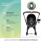 Evenflo Shyft Dualride Infant Car Seat   Stroller Combo  Boone Gray  creased Box