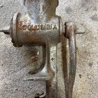 Vintage Columbia Meat Grinder food Chopper No 120 Cast Iron Hand Crank 11
