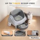 Pawpetica Self Cleaning Litter Box  Automatic Cat Litter Box For Multiple Cats