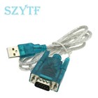 3ft Translucent Usb 2 0 To Db9 Rs232 Serial Converter 9 Pin Adapter Cable Pda S