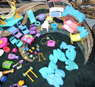 Fisher Price 1990s Hideaway Hollow Bunny Play Set   Lots Of Extras