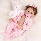 Waterproof Lifelike Reborn Baby Dolls Full Body Vinyl Silicone Newborn Girl Doll