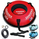Heavy Duty 47  Snow Tube For Sledding - Inflatable Snow Sled For Kids   Adults