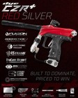 Maddog Dye Czr   cal Full Auto Paintball Gun Marker Elite Starter Kit Red Silver
