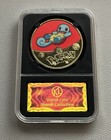 Pokemon Squirtle Collectible Coin - Gold Metal Medallion W  Case