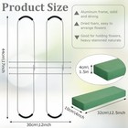 6 Pack Headstone Flower Saddle 12 Inch Grave Saddles For Cemetery Headstones