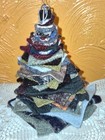 Primitive Folk Art Style Christmas Tree Cloth Christmas Tree Table Top Tree 7 