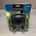 Vintage Citizen Stereo Portable Cassette Player Aw-101 Headphones New Walkman