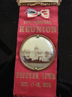 Civil War 38th Iowa Martyr Regiment Reunion Badge Decorah Iowa 1906