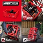 Milwaukee 48-22-8438 Packout Low-profile Crate W  11 Dividers 50 Lb