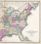 1871  United States   Western Territories  Map Original  Warner   Higgins Dated