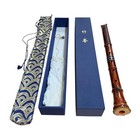 Chikuho Shakuhachi Japanese Traditional Instrument With Pouch   Box