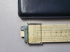 Vintage K e Keuffel Esser Model 4081-3 Slide Rule 1947 With Leather Case Vg
