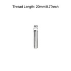 Fully Threaded Rod M5 X 20mm 0 8mm Thread Pitch 304 Stainless Steel Right Han   