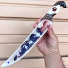 13  Collectible Knife With Non-sharpened Stainless Steel Blade W  Scabbard