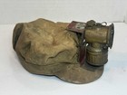 Vintage Miners Soft Cap And Carbide Just Rite Lamp