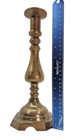 Large Heavy Vintage Brass Candle Stick Holder 11  X 5  Beautiful Patina