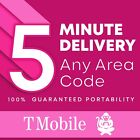 T-mobile Prepaid Port Numbers   Any Area Code   5 Min Delivery T Mobile 