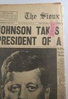 The Sioux City Journal November 23  1963 Johnson Taks Over At Capital