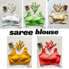 Indian Readymade Saree Blouse Designer Wedding Bridal Sari Blouse Choli Top