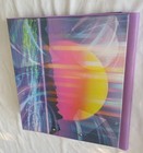 Mead Trapper Keeper Retro Sunset Yellow Pink   Folder Vintage 90s 80s Binder Vg 