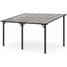 New    12x20ft Hardtop Sloping Pitched Roof Gazebo Pergola  Patio Covers For Patio