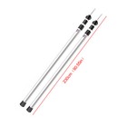Adjustable Tarp Poles Set Of 2 Telescoping Aluminum Rods For Tent Camping Awning