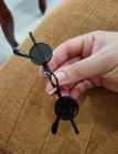 Vintage Rock Punk Man Sunglasses Classic Small Round Sunglasses Women Wide Bridg