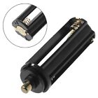 2x 3-aaa Battery Holder Case Plastic 18650 Spring Flashlight Round Circular 7 8 