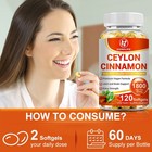Pure Cinnamon Capsules  True Sri Lanka Certified Organic Ceylon Cinnamon Pills