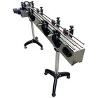 120w 65 94in Length 3 94in Width Chain Plate Conveyor Belt Adjustable Height