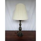 Vintage Stiffel Solid Brass Table Lamp Neoclassical Baluster Traditional Light